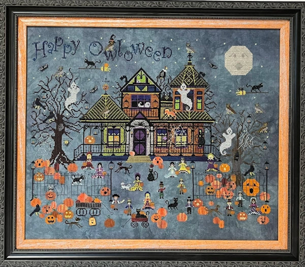 Owl-A-Day Inn Cross Stitch Pattern by Praiseworthy Stitches Nashville Market