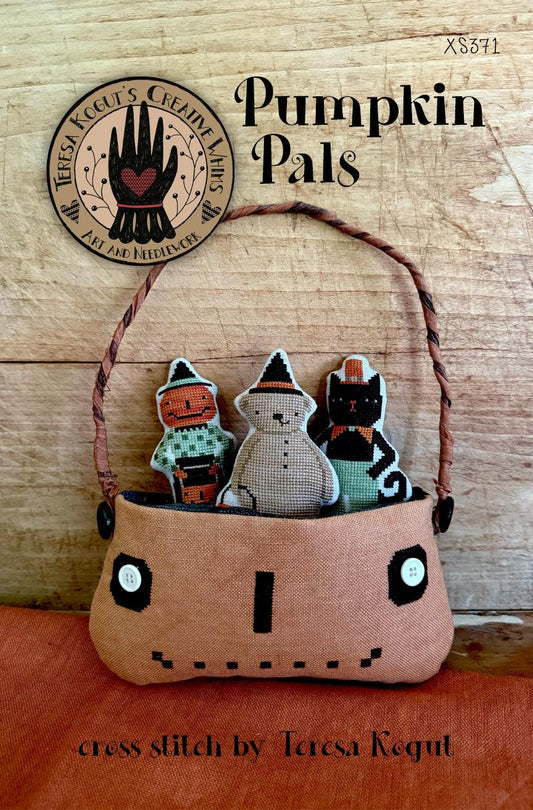PREORDER Teresa Kogut PUMPKIN PALS Cross Stitch Pattern