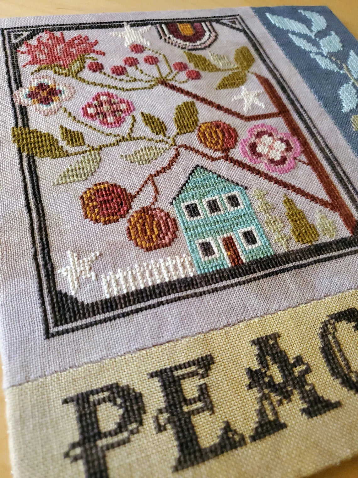 Peace Cross Stitch Pattern Physical Copy Artsy Housewife