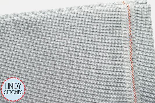 14 count Pewter Aida by Zweigart Neutral Cross Stitch Fabric