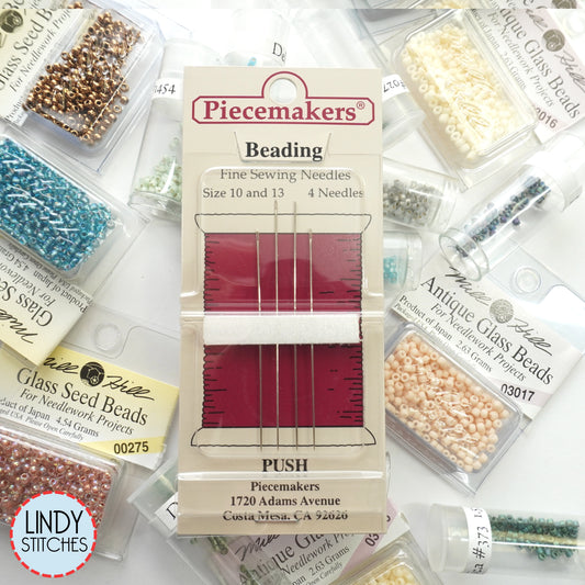 Piecemakers Beading Needles Size 10 and 13 Set of 4
