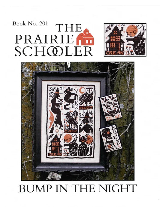 Bump in the Night The Prairie Schooler Cross Stitch Pattern #201 Physical Copy