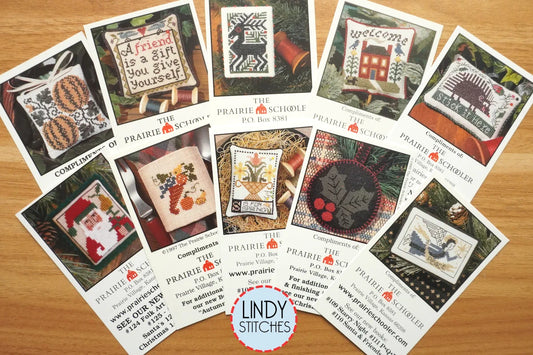 Mini Card Set A (Farmer's Market) Cross Stitch Pattern by The Prairie Schooler