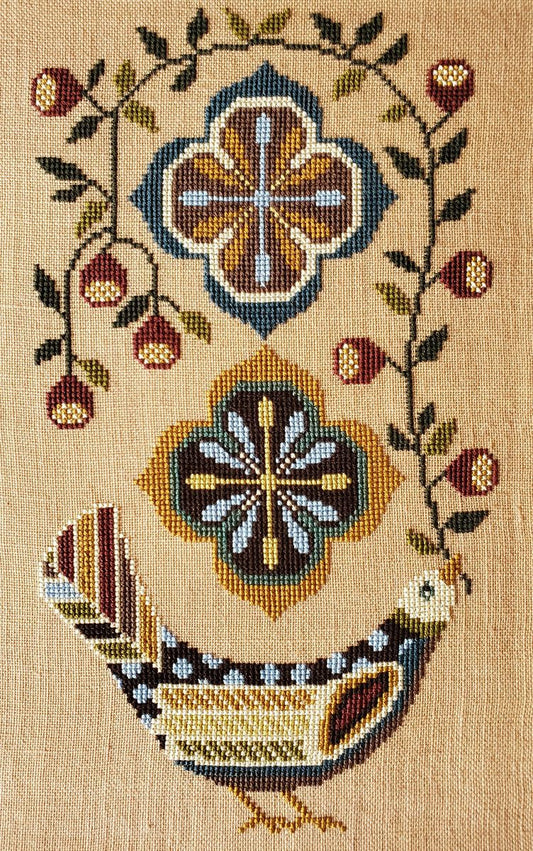 Pretty Bird Cross Stitch Pattern Physical Copy Artsy Housewife