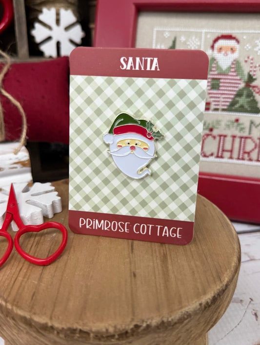 PREORDER Primrose Cottage Santa NEEDLEMINDER