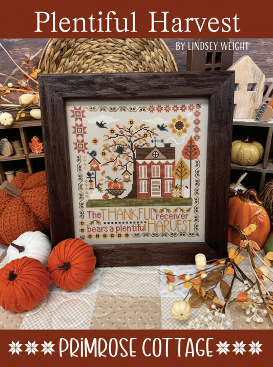 COMING SOON Plentiful Harvest Cross Stitch Pattern by Primrose Cottage