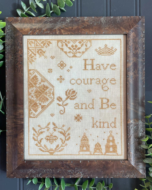 PREORDER Proper Stitcher HAVE COURAGE Cross Stitch Pattern Nashville Market
