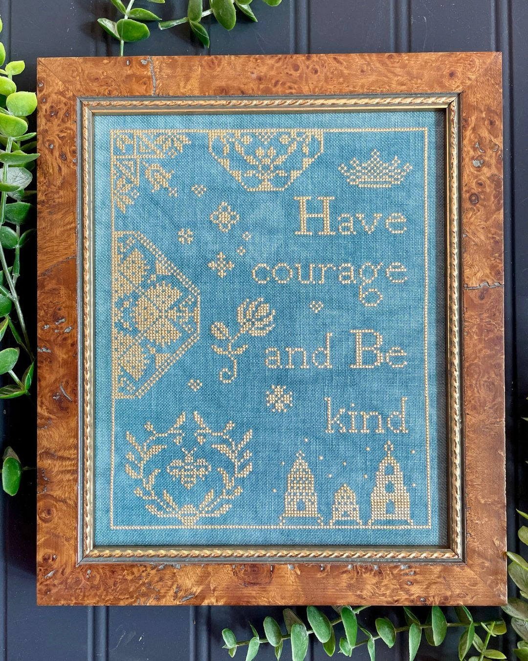 Proper Stitcher HAVE COURAGE Cross Stitch Pattern