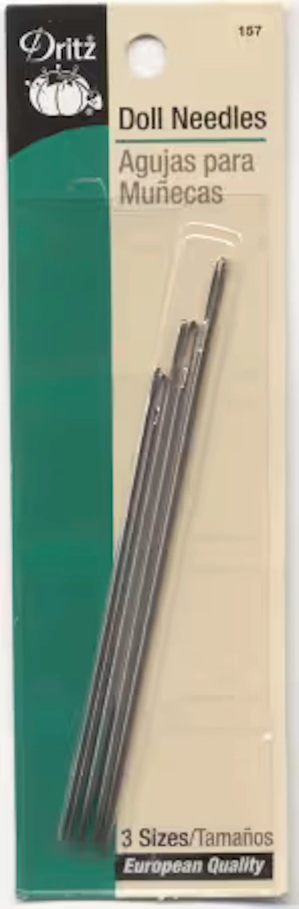 Prym Dritz Dollmaking Needles 5ct