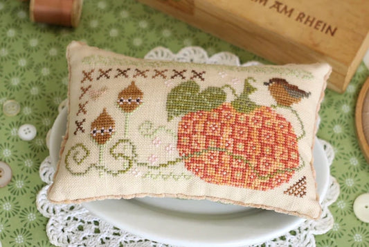 Pumpkin Faire Cross Stitch Pattern by October House Physical Copy