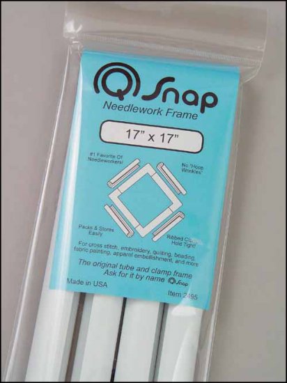 Q SNAP 17 x 17 Needlework Frame for Cross Stitch