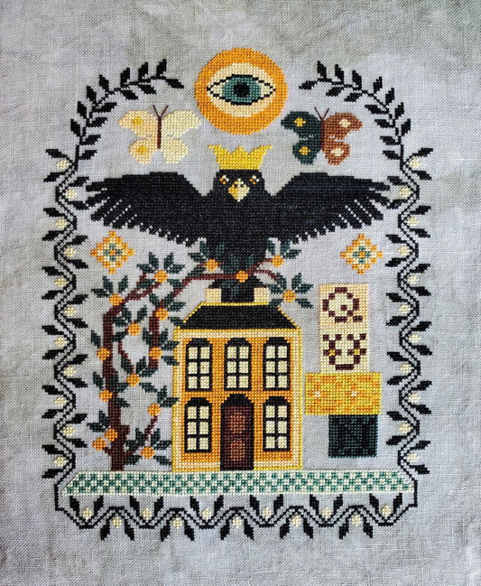 PREORDER Queenie Cross Stitch Pattern Physical Copy Artsy Housewife