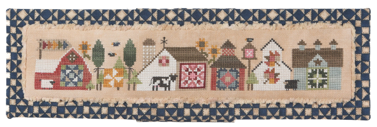 Quilted Tiny Town by Heart in Hand Cross Stitch Pattern