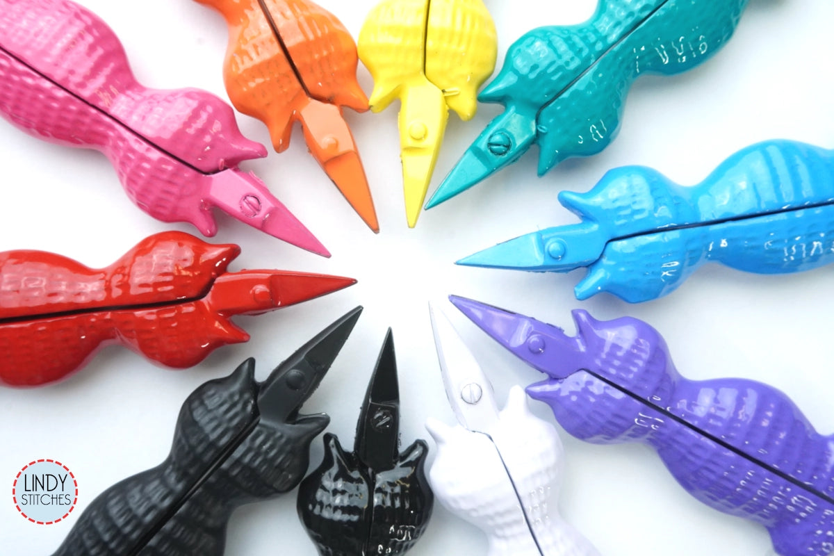 Cat Snips Rainbow Embroidery Scissors by Kelmscott Designs