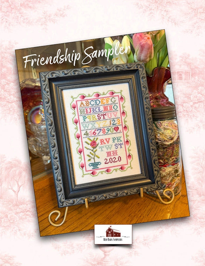 PREORDER Red Barn Samplers FRIENDSHIP SAMPLER Cross Stitch Pattern Nashville Market