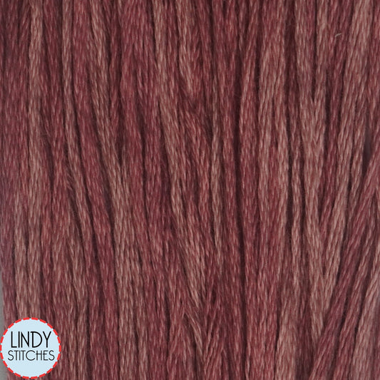 Red Pear Weeks Dye Works Floss Hand Dyed Cotton Skein 1332