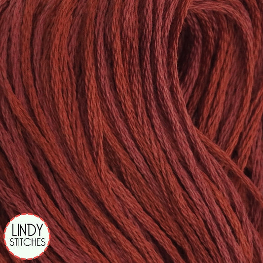 Red Rocks Weeks Dye Works Floss Hand Dyed Cotton Skein 2240