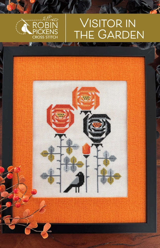 Robin Pickens VISITOR IN THE GARDEN Cross Stitch Pattern – Lindy