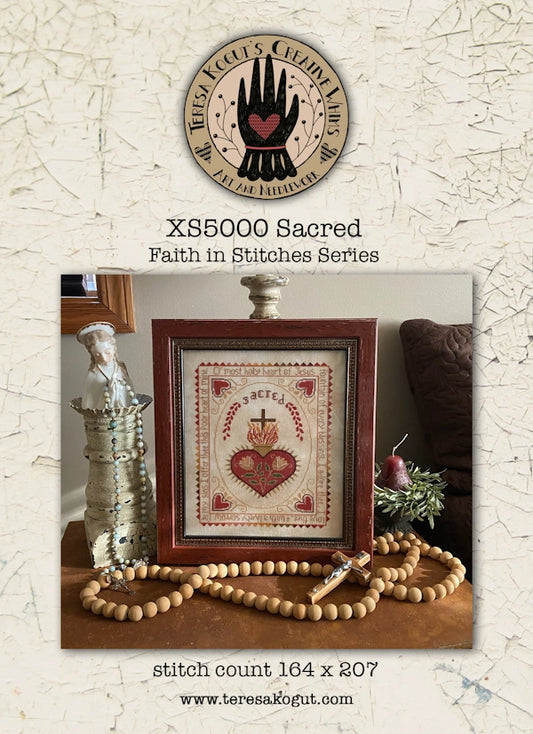 Sacred by Teresa Kogut Cross Stitch Pattern Physical Copy