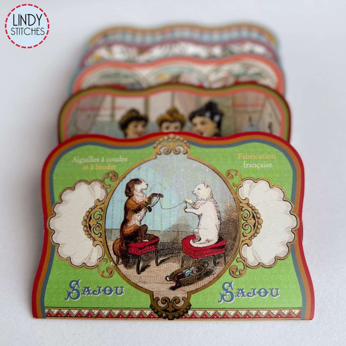 40 Piece Sajou France Needle Book Including Embroidery & Sewing Needles