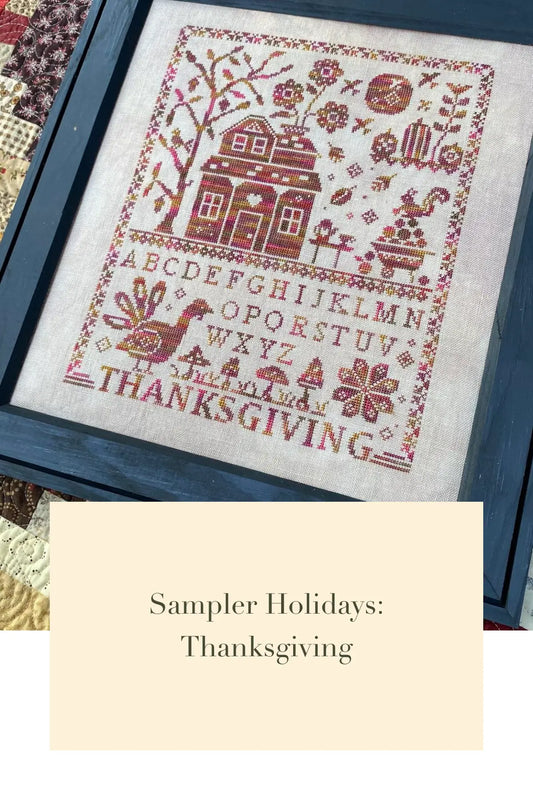PREORDER Blueberry Ridge SAMPLER HOLIDAYS: THANKSGIVING Cross Stitch Pattern