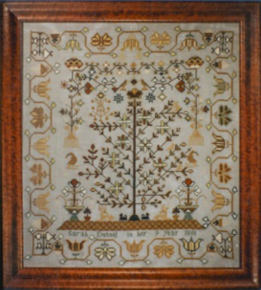 Sarah Dutnel 1818 Cross Stitch Pattern by The Scarlet Letter
