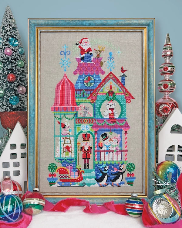 PREORDER Satsuma Street HOLIDAY HOUSE Cross Stitch Pattern Nashville Market