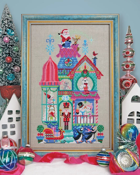 PREORDER Satsuma Street HOLIDAY HOUSE Cross Stitch Pattern Nashville Market