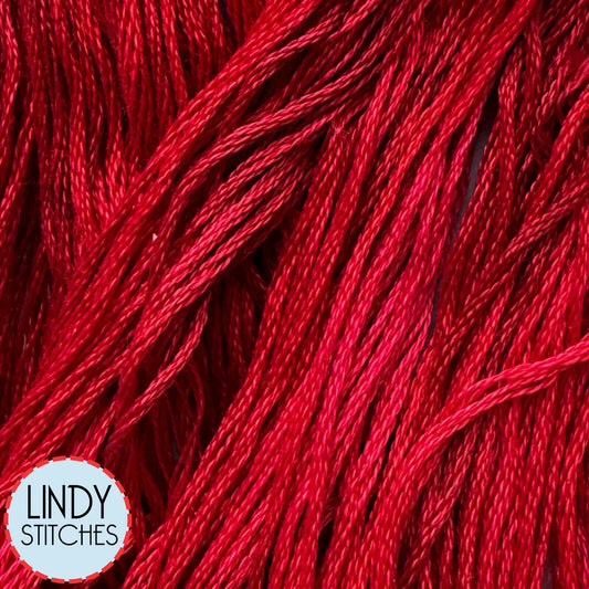 Schoolhouse Red 7052 Gentle Art Shaker Thread Overdyed Cotton Floss