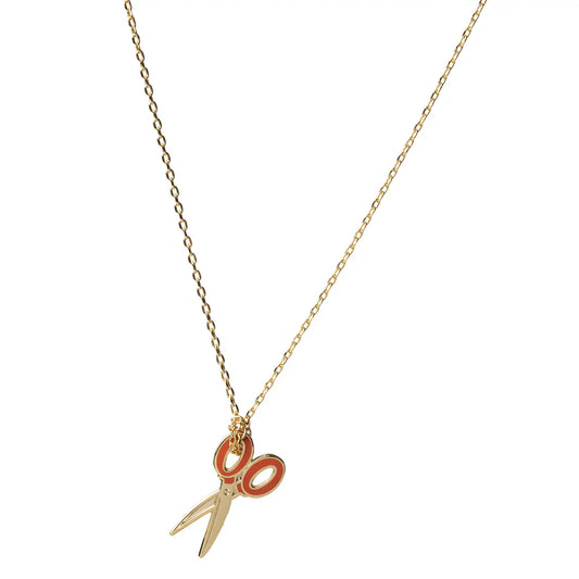 Scissors Pendant Necklace - Crafting Jewelry Gift