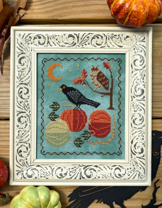 PREORDER Carriage House Samplings NIGHT CREATURES Cross Stitch Pattern