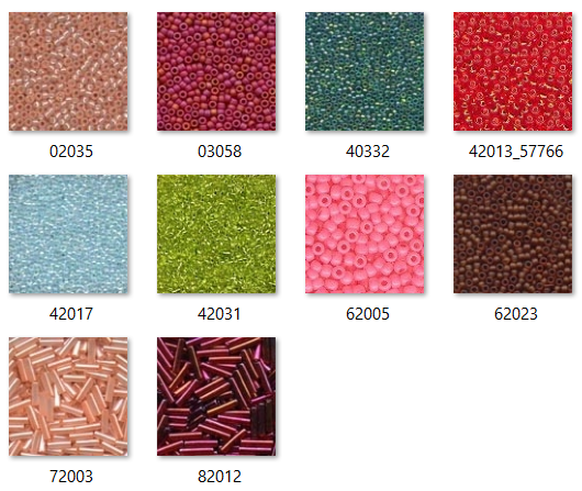 PREORDER BEAD PACK for Garden Belle by JED XSTITCH