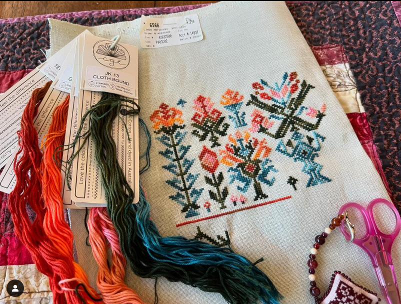 Forest of Zag Cross Stitch Pattern by Ink Circles
