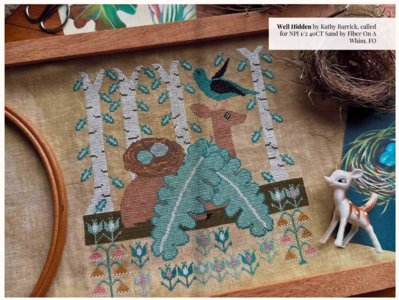 PREORDER A Year in Stitches Cross Stitch Zine by Annie Chau
