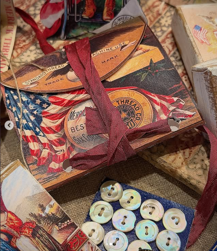 PREORDER Needlework Press PATRIOTIC EPHEMERA Nashville Market