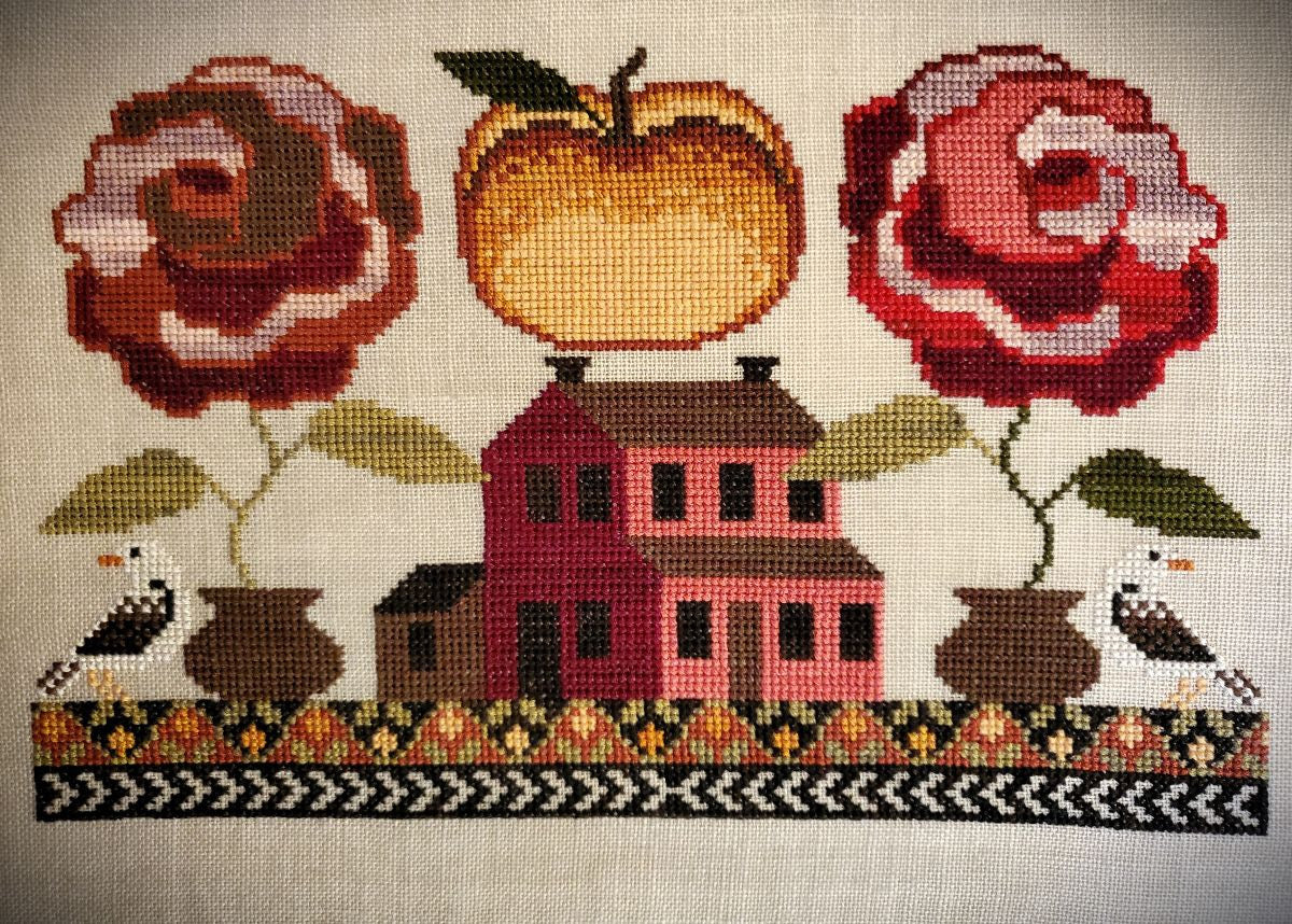 Seagulls Love Peaches The Artsy Housewife Cross Stitch Pattern