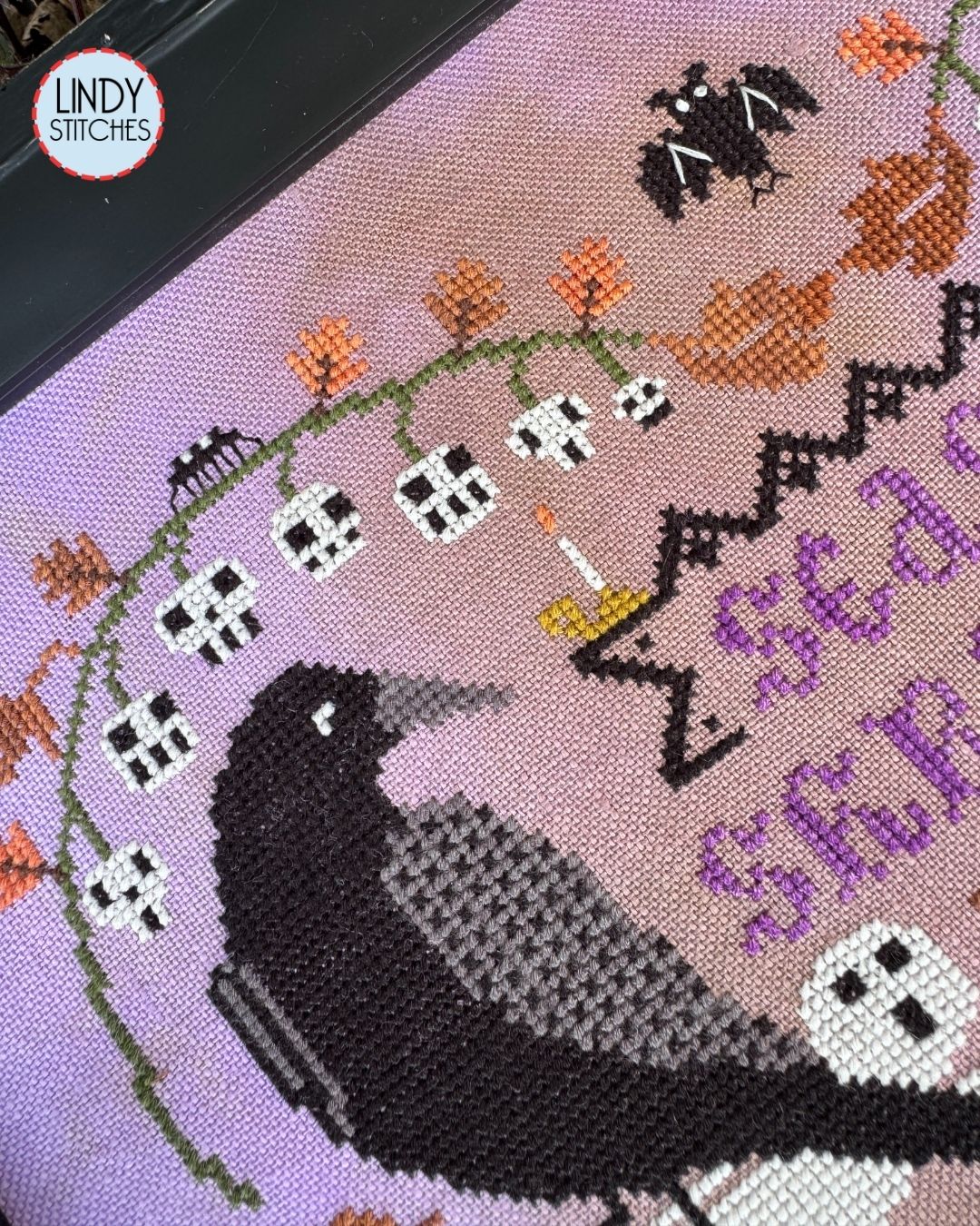 Season's Shriekings Cross Stitch Pattern by Lindy Stitches