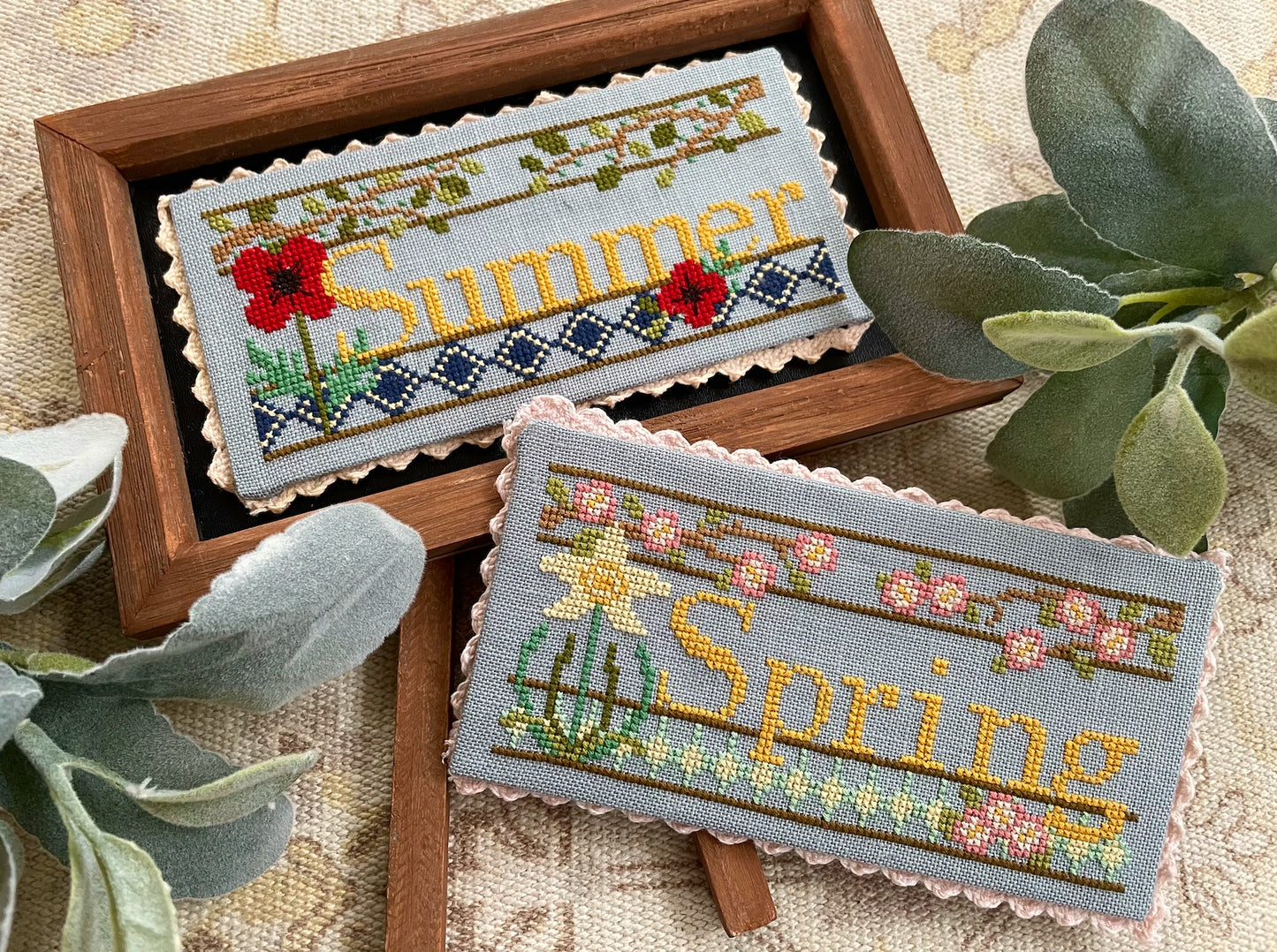 PREORDER Seasonal Blooms: Spring & Summer Cross Stitch Pattern by Petal Pusher Nashville Market
