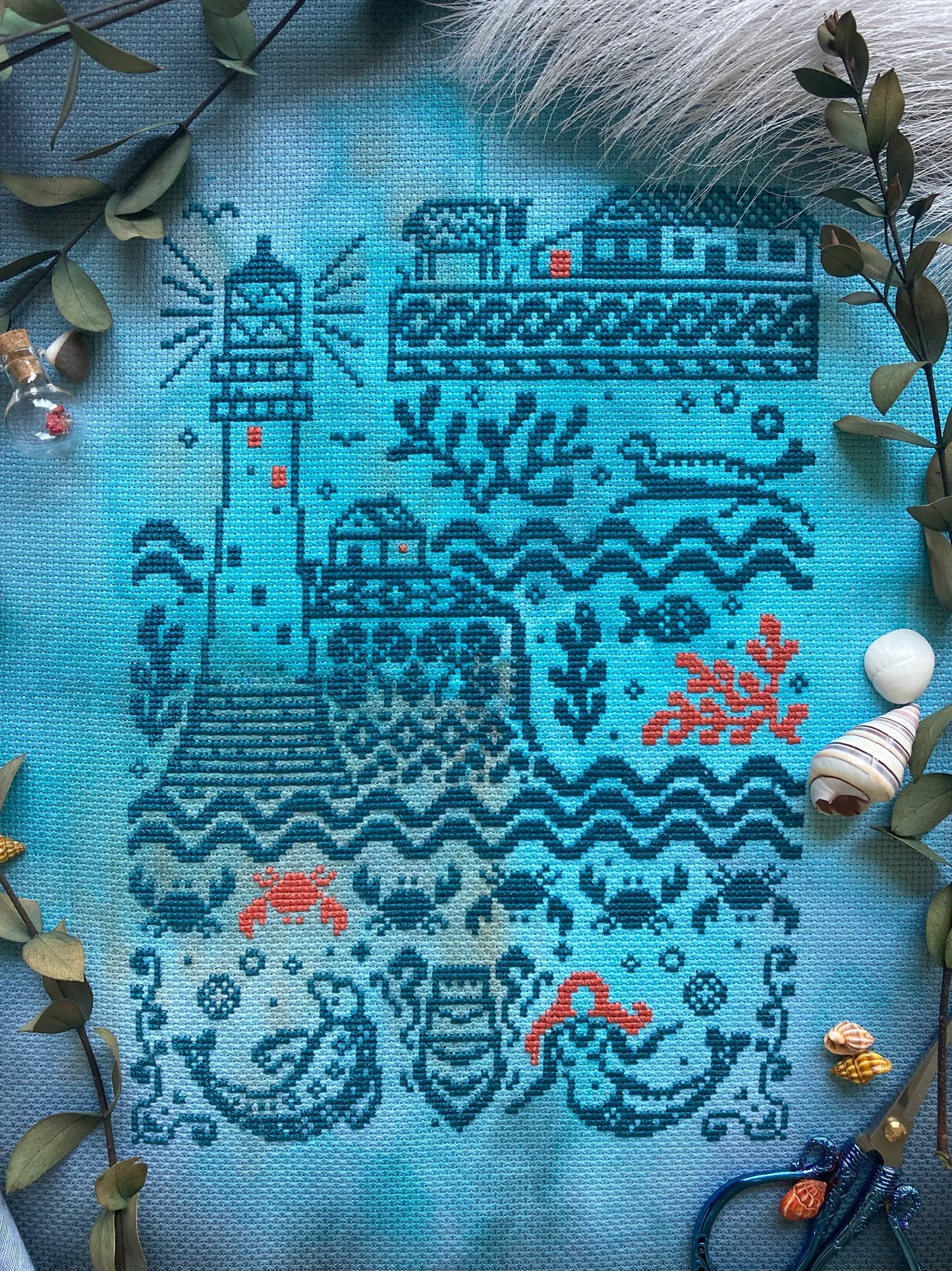 Quaternion Creations SELKIE Cross Stitch Pattern