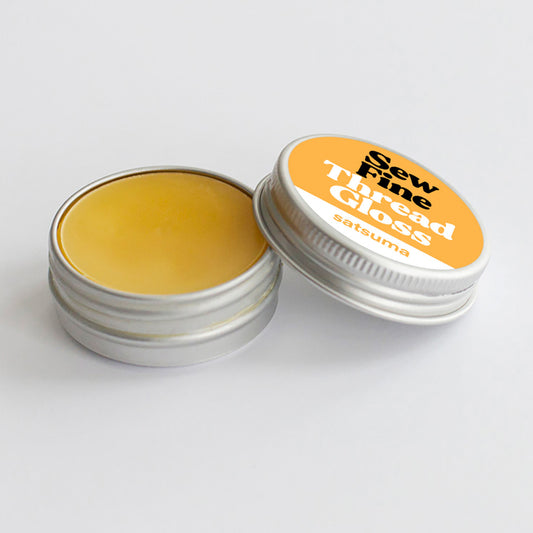 Sew Fine Thread Gloss Satsuma Beeswax 15ml Thread Conditioner