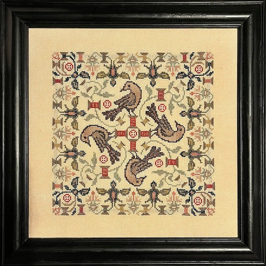 Sewing Bird by Ink Circles Cross Stitch Pattern Nashville Market
