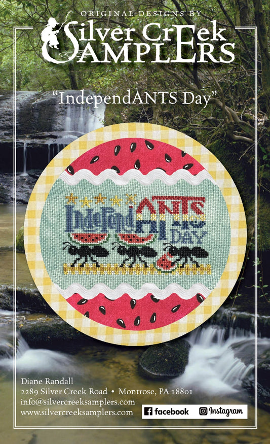 IndependANTs Day Cross Stitch Pattern by Silver Creek Samplers PHYSICAL copy