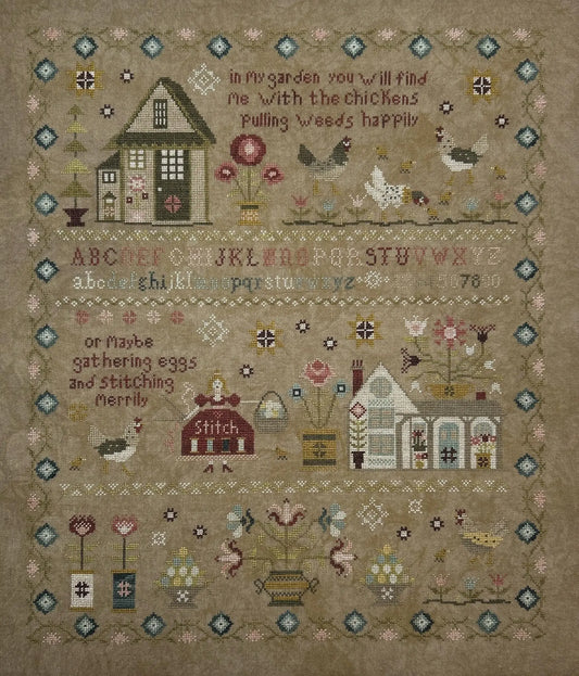 PREORDER Pansy Patch THE SIMPLE TRANQUILITY SAMPLER AND SMALLS Cross Stitch Pattern