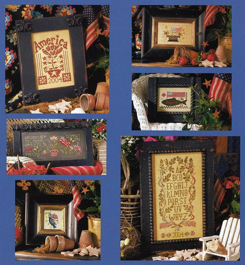 Souvenirs of Summer Book of 6 Designs Blackbird Designs Cross Stitch Patterns