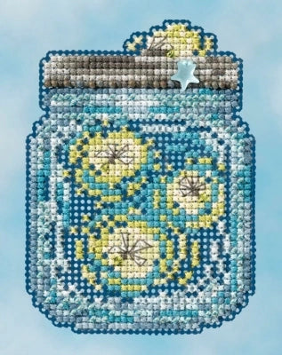 FIREFLIES Mill Hill Ornament Beads Cross Stitch Kit