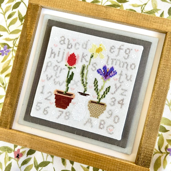 Spring Floral Sampler Cross Stitch Pattern by Sweet Wing Studio