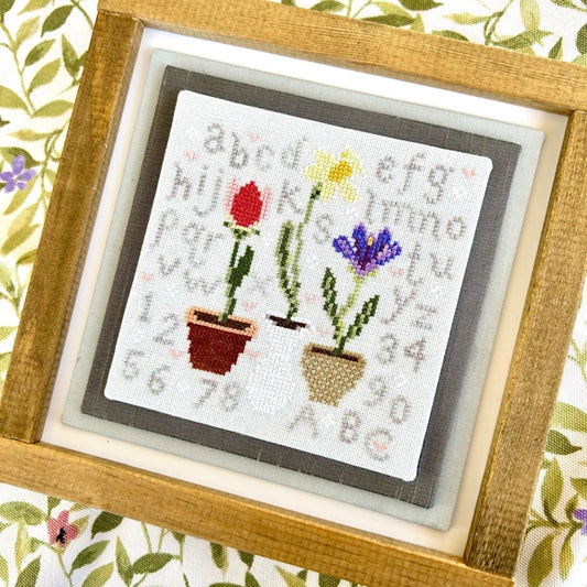 PREORDER Spring Floral Sampler Cross Stitch Pattern by Sweet Wing Studio