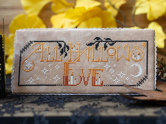 COMING SOON Sprouting Lupine ALL HALLOWS' EVE Cross Stitch Pattern