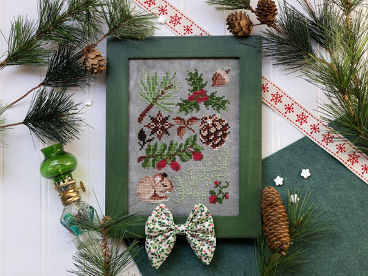 PREORDER: Sprouting Lupine LONGEST NIGHT NATURE WALK Cross Stitch Pattern