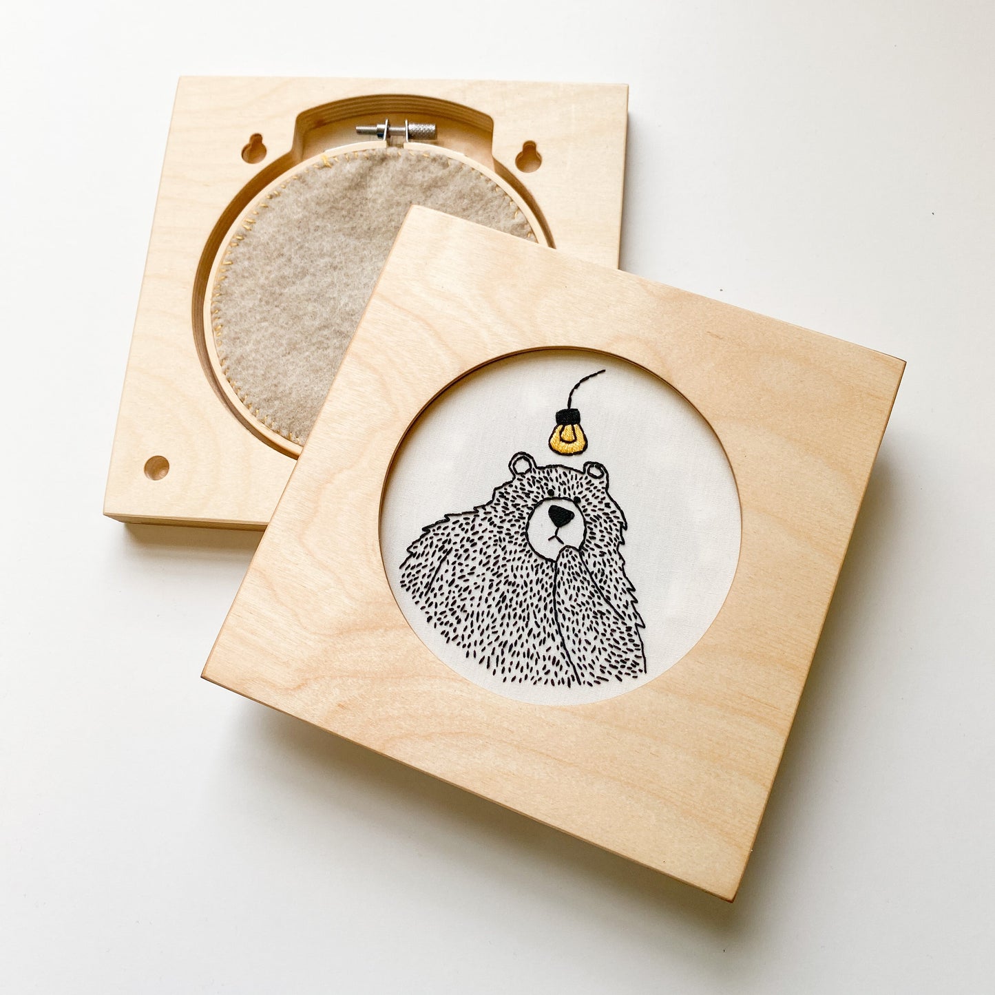 Wooden Square Frames for Embroidery Hoops